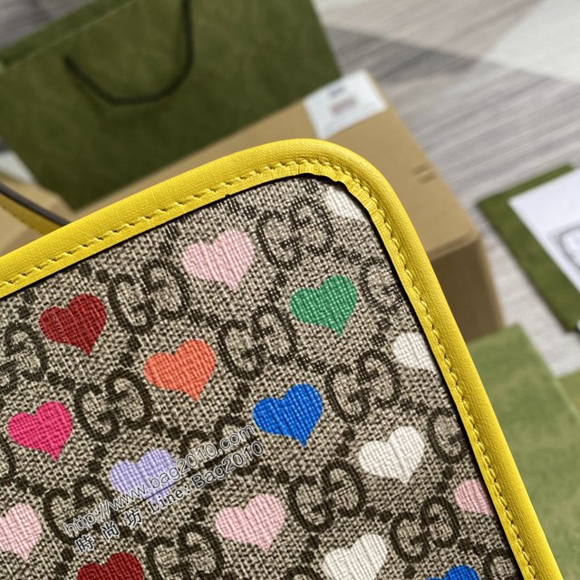 Gucci新款女包 古馳GG系列2021新款兒童托特購包購物袋 Gucci方形復古手提袋肩背包 605614  ydg3223